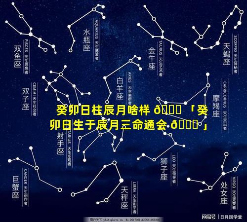 癸卯日柱辰月啥样 🐝 「癸卯日生于辰月三命通会 🍀 」